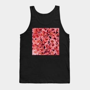 Vibrant Small Pink Flowers Tank Top